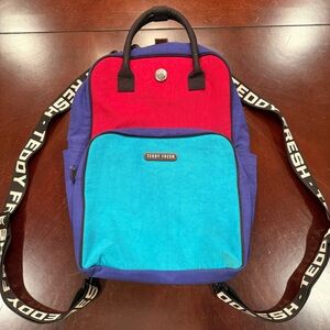 Teddy Fresh Red and Blue Backpack